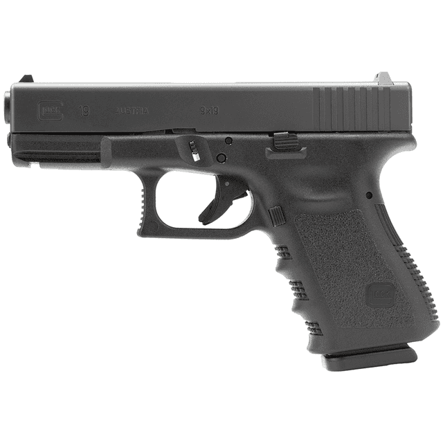 Glock PI1950203 G19 Gen3 Compact Frame 9mm Luger 15+1 4.02" Black Stainless Steel Barrel Glock PI1950203 G19 Gen3 Compact Frame 9mm Luger 15+1 4.02" Black Stainless Steel Barrel