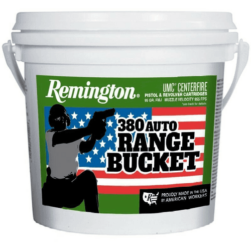 Remington 380 FMJ 95gr - 300 count bucket Remington 380 FMJ 95gr - 300 count bucket