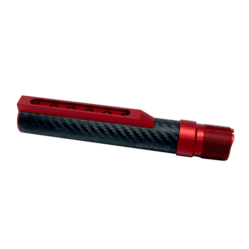 Timber Creek Carbon Fiber Mil-Spec Buffer Tube - Black/Red Timber Creek Carbon Fiber Mil-Spec Buffer Tube - Black/Red