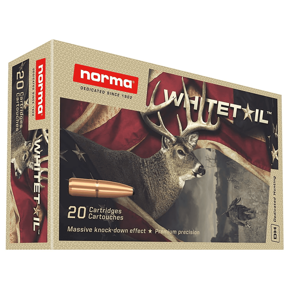 Norma Ammunition 20177382 Dedicated Hunting Whitetail 308 Win 150 gr Pointed Soft Point 20 Per Box Norma Ammunition 20177382 Dedicated Hunting Whitetail 308 Win 150 gr Pointed Soft Point 20 Per Box
