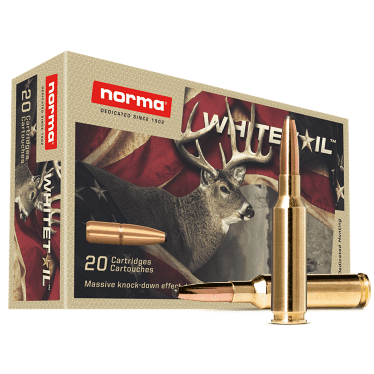 Norma Ammunition 20166492 Dedicated Hunting Whitetail 6.5 Creedmoor 140 gr Pointed Soft Point 20 Per Box Norma Ammunition 20166492 Dedicated Hunting Whitetail 6.5 Creedmoor 140 gr Pointed Soft Point 20 Per Box