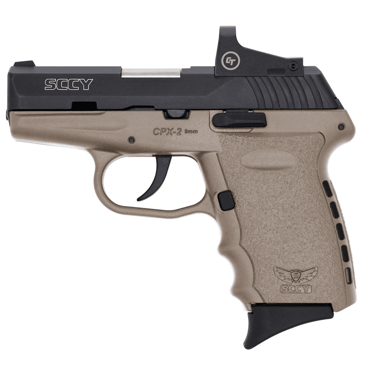 SCCY CPX2CBDERDE CPX-2 RD 9mm Semi Automatic CCW Handgun SCCY CPX2CBDERDE CPX-2 RD 9mm Semi Automatic CCW Handgun
