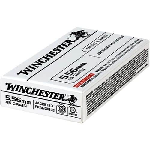 Winchester 5.56 45Gr JFRAN 20Rd Box Winchester 5.56 45Gr JFRAN 20Rd Box