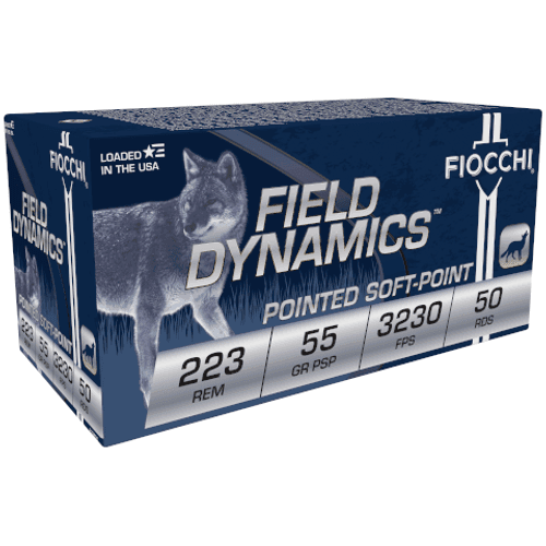 Fiocchi .223 55Gr Pointed Soft Point 50rd Box Fiocchi .223 55Gr Pointed Soft Point 50rd Box