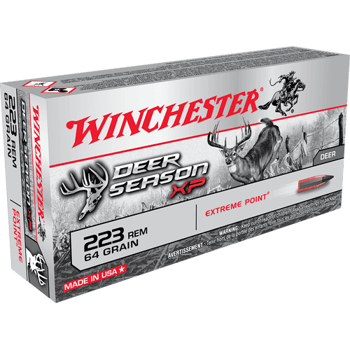 Winchester Ammo Deer Season XP 223 Rem 64 gr Extreme Point - X223DS Winchester Ammo Deer Season XP 223 Rem 64 gr Extreme Point - X223DS