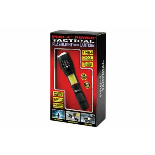Pro-4 Tactical Flashlight with Cob Lantern 4974 Pro-4 Tactical Flashlight with Cob Lantern 4974