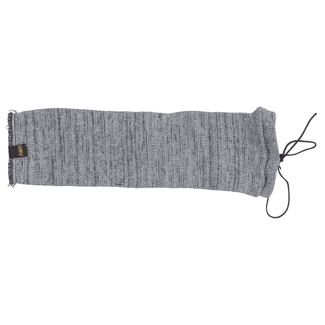 Allen 1314 Knit Handgun Sock Heather Gray, Silicone Treatment, Drawstring Closure for Most Handguns up to 14" Long Allen 1314 Knit Handgun Sock Heather Gray, Silicone Treatment, Drawstring Closure for Most Handguns up to 14" Long