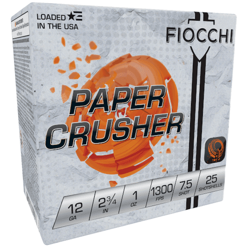 Fiocchi 12Ga Paper Crusher 1oz 25rd box Fiocchi 12Ga Paper Crusher 1oz 25rd box