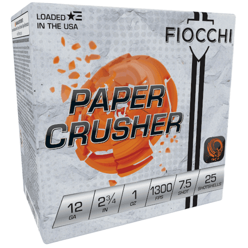 Fiocchi 12Ga Paper Crusher 1oz 25rd box Fiocchi 12Ga Paper Crusher 1oz 25rd box