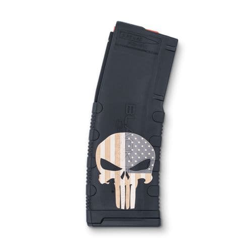 Black Rain Official Lasered Magazines - Punisher With Flag BRO-MAG30-PUNISHW/FLAG Black Rain Official Lasered Magazines - Punisher With Flag BRO-MAG30-PUNISHW/FLAG