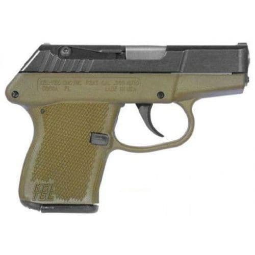 Kel-Tec P-3AT .380 ACP 6+1 Pistol - Green Frame Kel-Tec P-3AT .380 ACP 6+1 Pistol - Green Frame