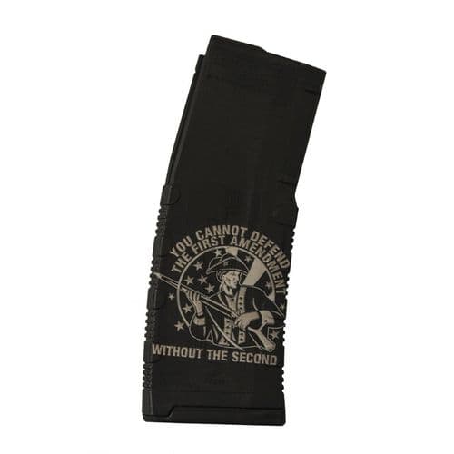Black Rain Ordnance BRO-MAG30-1STAMEND 30 Round Mag Defend 1st Amendment Black Rain Ordnance BRO-MAG30-1STAMEND 30 Round Mag Defend 1st Amendment