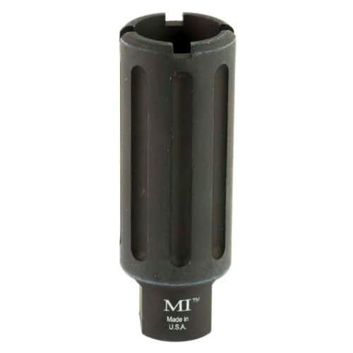 Midwest Industries MIBC556 AR-15 5.56x45mm NATO Muzzle Device 1/2-28 tpi Black Hardcoat Anodized 6061 Aluminum Midwest Industries MIBC556 AR-15 5.56x45mm NATO Muzzle Device 1/2-28 tpi Black Hardcoat Anodized 6061 Aluminum