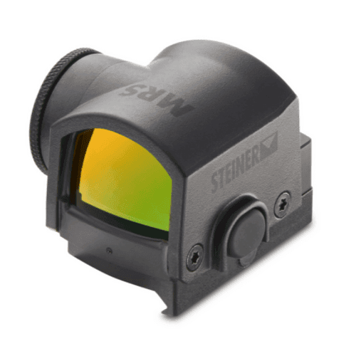 Steiner Micro Reflex Sight Universal 1x 21x15mm 3 MOA Illuminated Red Dot Black Hardcoat Anodized Steiner Micro Reflex Sight Universal 1x 21x15mm 3 MOA Illuminated Red Dot Black Hardcoat Anodized
