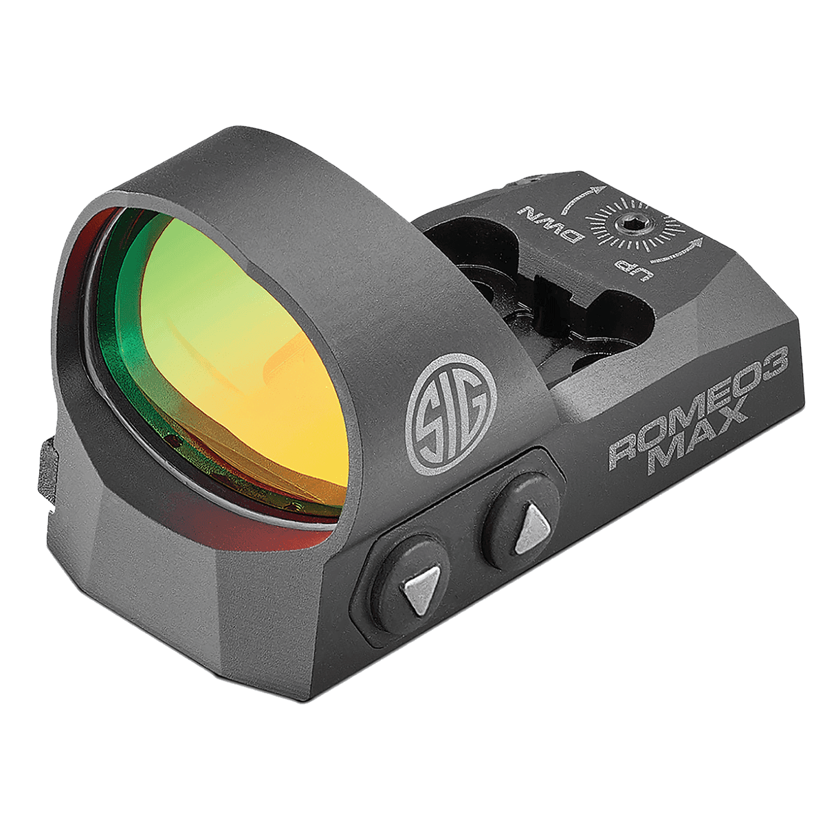 Sig Sauer Romeo3MAX 1x30mm Red Dot Sight, 6 MOA Dot Reticle, Aircraft Grade Aluminum, Black Sig Sauer Romeo3MAX 1x30mm Red Dot Sight, 6 MOA Dot Reticle, Aircraft Grade Aluminum, Black