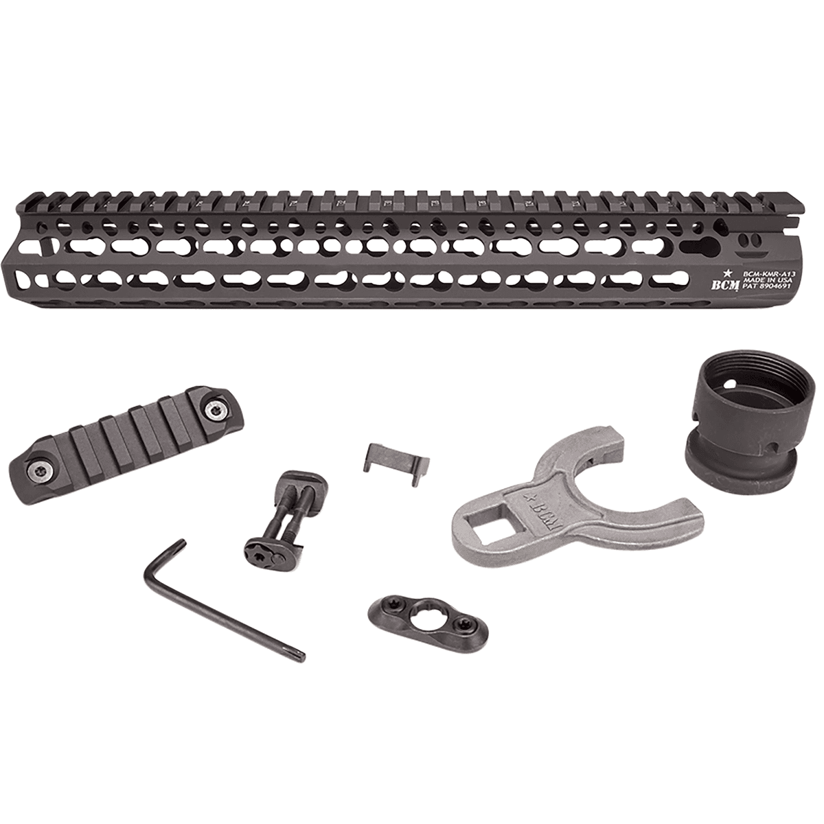 BCM KMRA13556BK KMR Alpha Handguard 13" Keymod Style Made of Aluminum with Black Anodized Finish for AR-15 BCM KMRA13556BK KMR Alpha Handguard 13" Keymod Style Made of Aluminum with Black Anodized Finish for AR-15