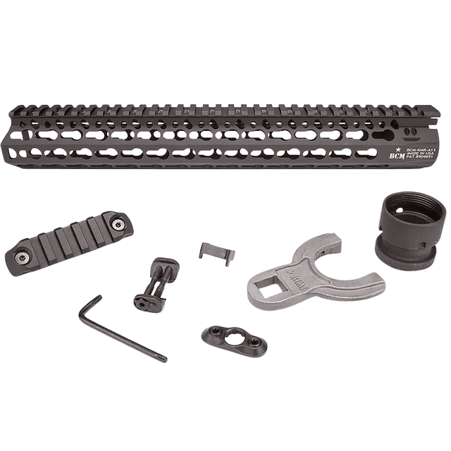 BCM KMRA13556BK KMR Alpha Handguard 13" Keymod Style Made of Aluminum with Black Anodized Finish for AR-15 BCM KMRA13556BK KMR Alpha Handguard 13" Keymod Style Made of Aluminum with Black Anodized Finish for AR-15