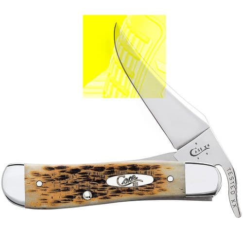 Case 0260 6 RussLock 2.70" Folding RussLock Clip Plain Mirror Polished Tru-Sharp SS Blade Peach Seed Jigged Amber Bone Handle Case 0260 6 RussLock 2.70" Folding RussLock Clip Plain Mirror Polished Tru-Sharp SS Blade Peach Seed Jigged Amber Bone Handle
