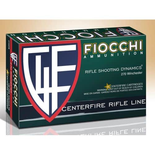 Fiocchi 270SPB Shooting Dynamics 270 Winchester 130 GR Pointed Soft Point (PSP) 20 Bx/ 10 Cs Fiocchi 270SPB Shooting Dynamics 270 Winchester 130 GR Pointed Soft Point (PSP) 20 Bx/ 10 Cs