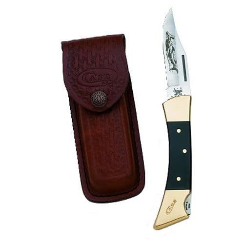 Case 00177 Hammerhead 3.58" Folding Clip Point Plain Satin Tru-Sharp SS Blade Smooth Black Synthetic/Gold Handle Case 00177 Hammerhead 3.58" Folding Clip Point Plain Satin Tru-Sharp SS Blade Smooth Black Synthetic/Gold Handle