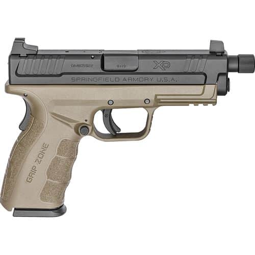 Springfield Armory XD Mod.2 9mm 4" Service Model Pistol with FDE Frame and Threaded Barrel Springfield Armory XD Mod.2 9mm 4" Service Model Pistol with FDE Frame and Threaded Barrel