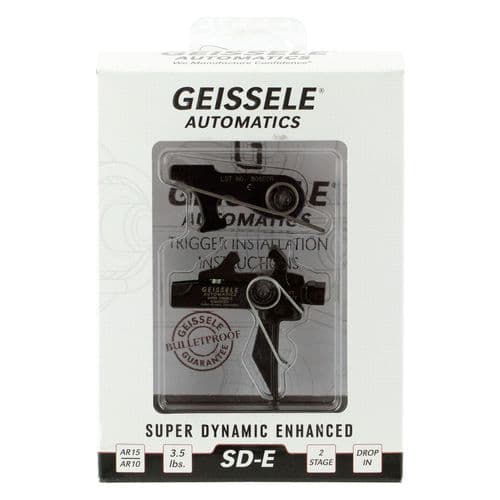 Geissele Automatics 05167 SD-E AR-15, AR-10 Two Stage Flat 2.90-3.80 lbs Geissele Automatics 05167 SD-E AR-15, AR-10 Two Stage Flat 2.90-3.80 lbs