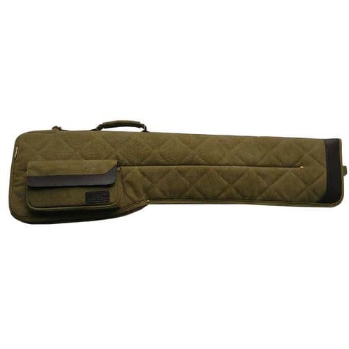 Allen Heritage 54436 North Platte Takedown Case 36" Olive Cotton Canvas with Leather Trim & Tricot Allen Heritage 54436 North Platte Takedown Case 36" Olive Cotton Canvas with Leather Trim & Tricot