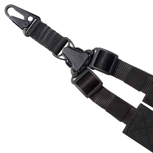 Outdoor Connection SPTK1-28408 A-Tac Sling Single-Point Black Nylon Webbing Rifle/Tactical Shotgun w/Wrench & Adapter Outdoor Connection SPTK1-28408 A-Tac Sling Single-Point Black Nylon Webbing Rifle/Tactical Shotgun w/Wrench & Adapter