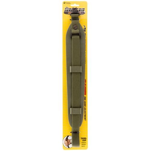 Outdoor Connection SGSS20972 Super Grip Sling with 1" Swivels 2" W Adjustable Green Nylon Outdoor Connection SGSS20972 Super Grip Sling with 1" Swivels 2" W Adjustable Green Nylon
