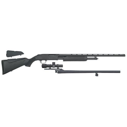 Mossberg 54047 500 Field/Deer Pump 20 Gauge 5+1 24"/26" Synthetic Black Stk Blued Mossberg 54047 500 Field/Deer Pump 20 Gauge 5+1 24"/26" Synthetic Black Stk Blued
