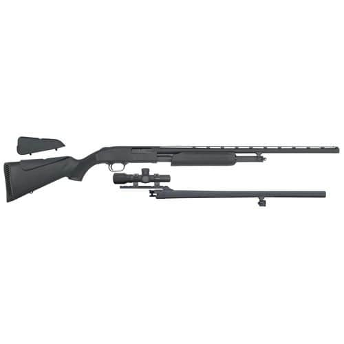 Mossberg 54047 500 Field/Deer Pump 20 Gauge 5+1 24"/26" Synthetic Black Stk Blued Mossberg 54047 500 Field/Deer Pump 20 Gauge 5+1 24"/26" Synthetic Black Stk Blued