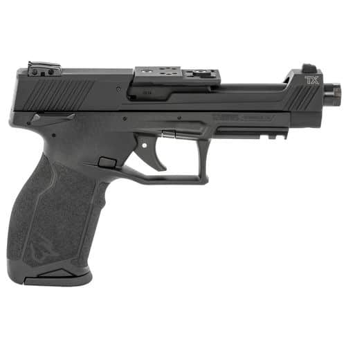 Taurus 1-TX22C151 TX22 Competition 22 LR 5.25" 16+1 Black Frame w/Rail Black Anodized Aluminum Slide Black Polymer Grip Taurus 1-TX22C151 TX22 Competition 22 LR 5.25" 16+1 Black Frame w/Rail Black Anodized Aluminum Slide Black Polymer Grip
