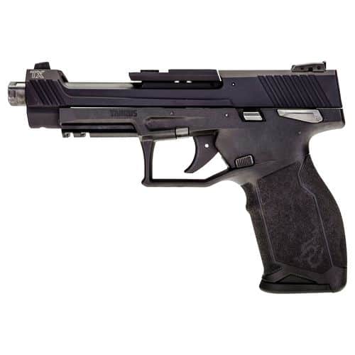 Taurus 1-TX22C15110 TX22 Competition 22 LR 5.25" 10+1 Black Black Anodized Aluminum Black Polymer Grip Taurus 1-TX22C15110 TX22 Competition 22 LR 5.25" 10+1 Black Black Anodized Aluminum Black Polymer Grip