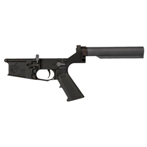 Knights Armament 116858 Lower Receiver Assembly Kit Black, Black Buffer Tube & Pistol Grip for SR-25 Knights Armament 116858 Lower Receiver Assembly Kit Black, Black Buffer Tube & Pistol Grip for SR-25