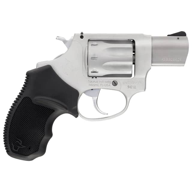 Taurus 2-942029UL 942 Ultra-Lite Small Frame 22 LR 8 Shot 2" Matte Stainless Steel Barrel Taurus 2-942029UL 942 Ultra-Lite Small Frame 22 LR 8 Shot 2" Matte Stainless Steel Barrel