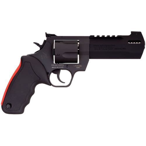 Taurus 2-454051RH Raging Hunter 454 Casull 5rd 5.12" Matte Black Oxide Steel Black Rubber with Integrated Red Cushion Insert Grip Taurus 2-454051RH Raging Hunter 454 Casull 5rd 5.12" Matte Black Oxide Steel Black Rubber with Integrated Red Cushion Insert Grip