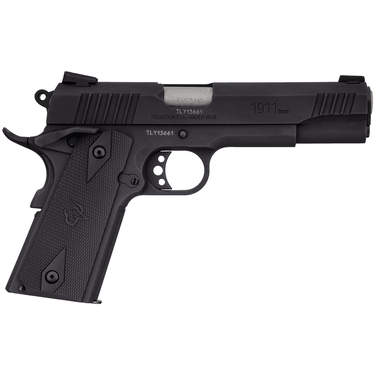 Taurus PT1911 9mm Pistol 5" Barrel Matte Black Taurus PT1911 9mm Pistol 5" Barrel Matte Black