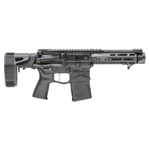 Springfield Armory STE955556B Saint Edge 5.56x45mm NATO 5.50" 20+1 Black Hard Coat Anodized 5 Position Max Defense SCW Brace Stock Springfield Armory STE955556B Saint Edge 5.56x45mm NATO 5.50" 20+1 Black Hard Coat Anodized 5 Position Max Defense SCW Brace Stock