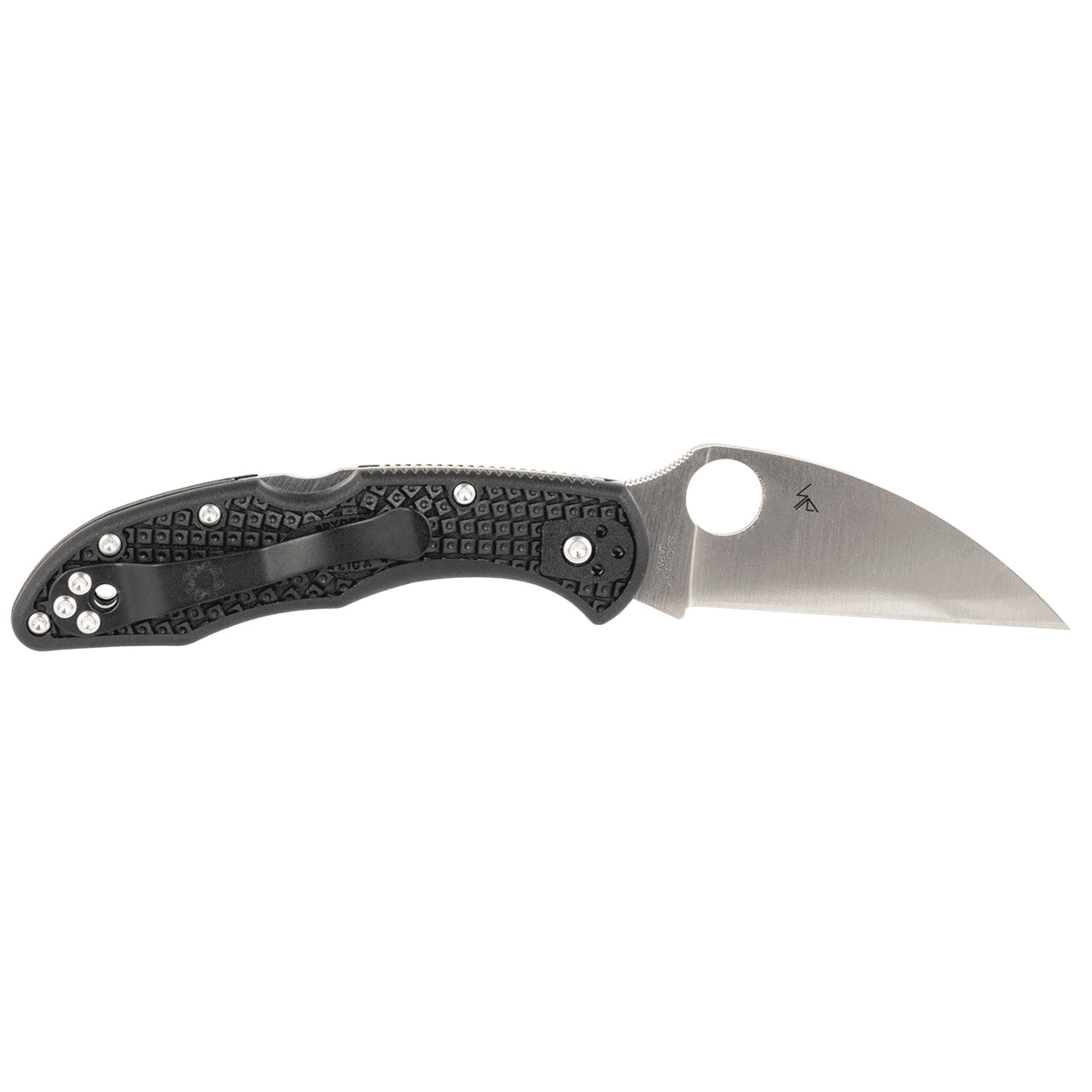 Spyderco C11FPWCBK Delica 4 Lightweight 2.87" Folding Wharncliffe Plain VG-10 Stainless Steel Blade/FRN Black Handle Spyderco C11FPWCBK Delica 4 Lightweight 2.87" Folding Wharncliffe Plain VG-10 Stainless Steel Blade/FRN Black Handle