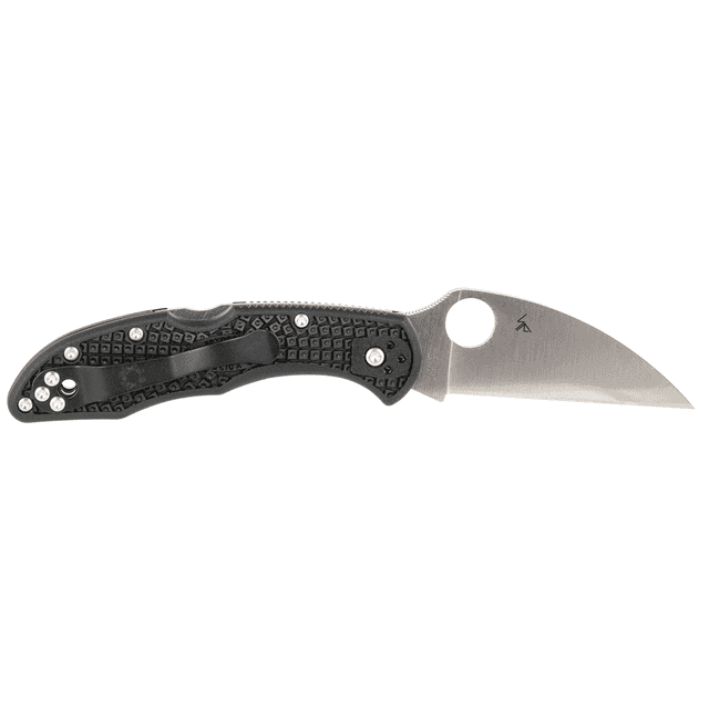 Spyderco C11FPWCBK Delica 4 Lightweight 2.87" Folding Wharncliffe Plain VG-10 Stainless Steel Blade/FRN Black Handle Spyderco C11FPWCBK Delica 4 Lightweight 2.87" Folding Wharncliffe Plain VG-10 Stainless Steel Blade/FRN Black Handle