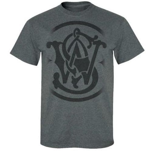 Smith and Wesson Emblem T-Shirt - Charcoal Heather Smith and Wesson Emblem T-Shirt - Charcoal Heather