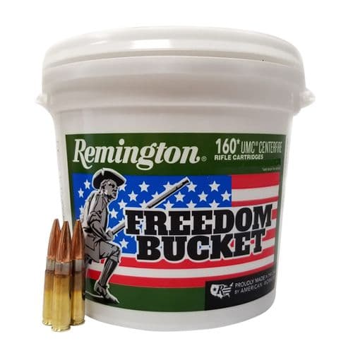 Remington Ammunition 20111 UMC Freedon Bucket 300 Blackout 220 gr Open Tip Flat Base (OTFB) 160 Bx/ 4 Cs Remington Ammunition 20111 UMC Freedon Bucket 300 Blackout 220 gr Open Tip Flat Base (OTFB) 160 Bx/ 4 Cs