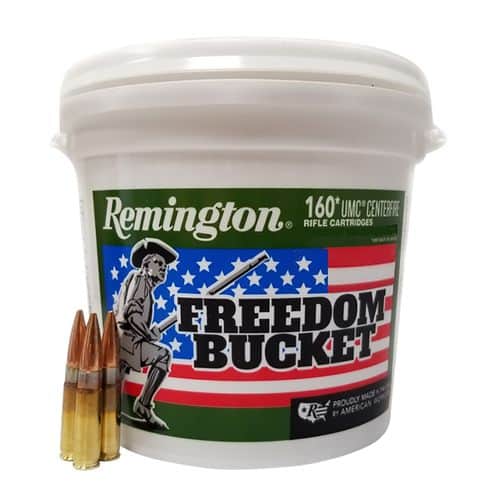 Remington Ammunition 20111 UMC Freedon Bucket 300 Blackout 220 gr Open Tip Flat Base (OTFB) 160 Bx/ 4 Cs Remington Ammunition 20111 UMC Freedon Bucket 300 Blackout 220 gr Open Tip Flat Base (OTFB) 160 Bx/ 4 Cs
