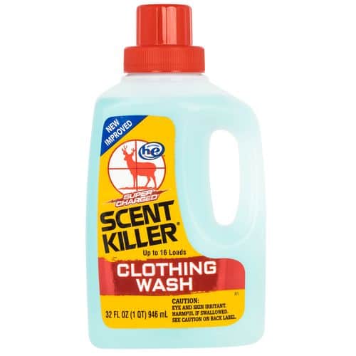 Wildlife Research 54633 Super Charged Super Charged Clothing Wash Odor Eliminator Odorless Scent 32 oz Wildlife Research 54633 Super Charged Super Charged Clothing Wash Odor Eliminator Odorless Scent 32 oz