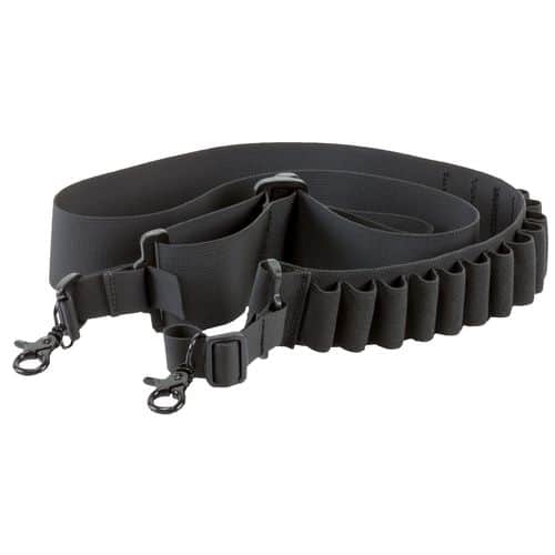 Aim Sports DSBS1 Deluxe Shotgun Sling Bandolier Black Nylon Webbing (Holds 14 Rounds) Aim Sports DSBS1 Deluxe Shotgun Sling Bandolier Black Nylon Webbing (Holds 14 Rounds)