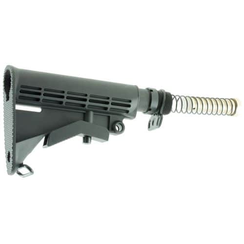 Aim Sports ARSTKCC M4 Collapsible Stock Mil-Spec Black Synthetic 6 Position Collapsible M4 for AR-15, M4 Aim Sports ARSTKCC M4 Collapsible Stock Mil-Spec Black Synthetic 6 Position Collapsible M4 for AR-15, M4