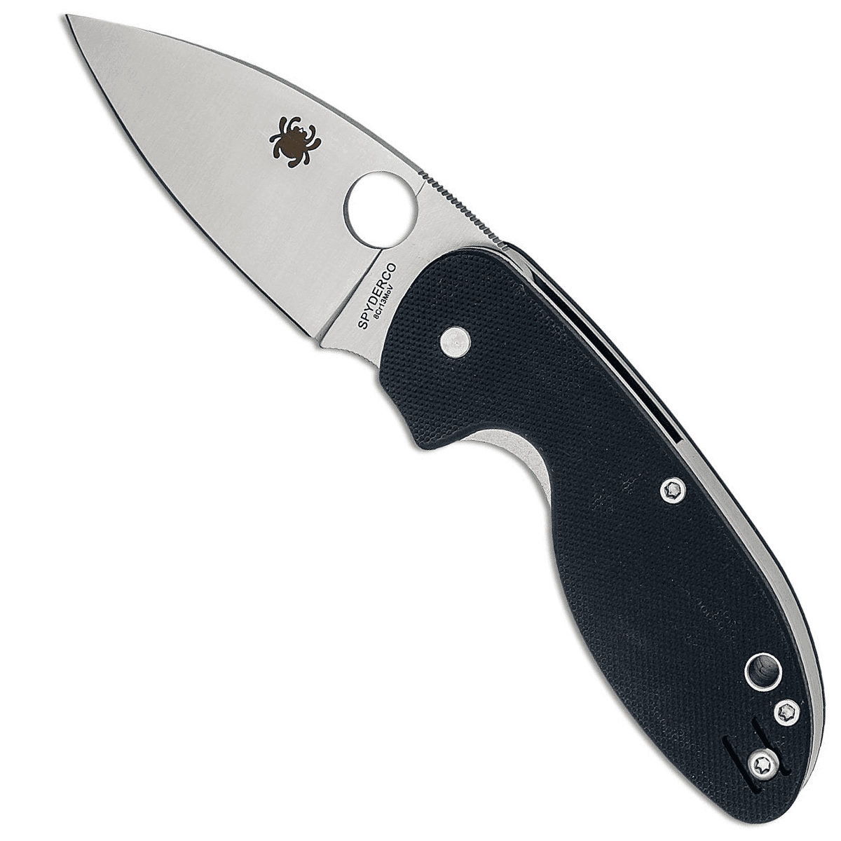Spyderco C216GP Efficient 2.98" Folding Drop Point Plain 8Cr13MoV Knife Spyderco C216GP Efficient 2.98" Folding Drop Point Plain 8Cr13MoV Knife