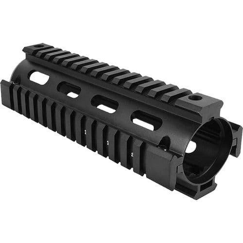 Aim Sports MT021 M4 Handguard/Quad Rail Carbine Length Black Hardcoat Anodized Aluminum 6.60" Aim Sports MT021 M4 Handguard/Quad Rail Carbine Length Black Hardcoat Anodized Aluminum 6.60"