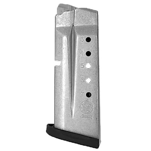 Smith & Wesson 199350000 OEM 9mm Luger S&W M&P Shield 7rd Stainless Detachable Smith & Wesson 199350000 OEM 9mm Luger S&W M&P Shield 7rd Stainless Detachable