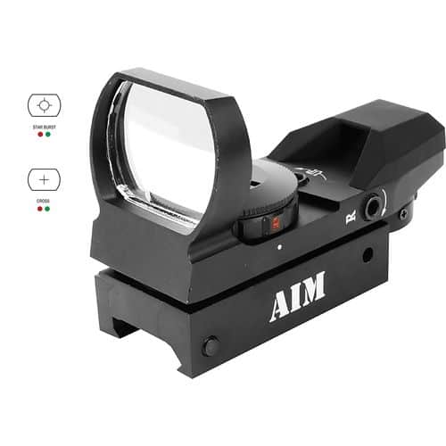 Aim Sports RT403 Reflex Classic Edition 1x34mm Dual Illuminated Multi-reticle Matte Black Aim Sports RT403 Reflex Classic Edition 1x34mm Dual Illuminated Multi-reticle Matte Black